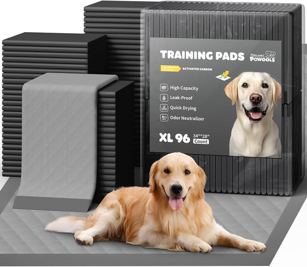 96-Pack Charcoal Dog Pee Pads - 33.2'' x 28.0'' Leak
