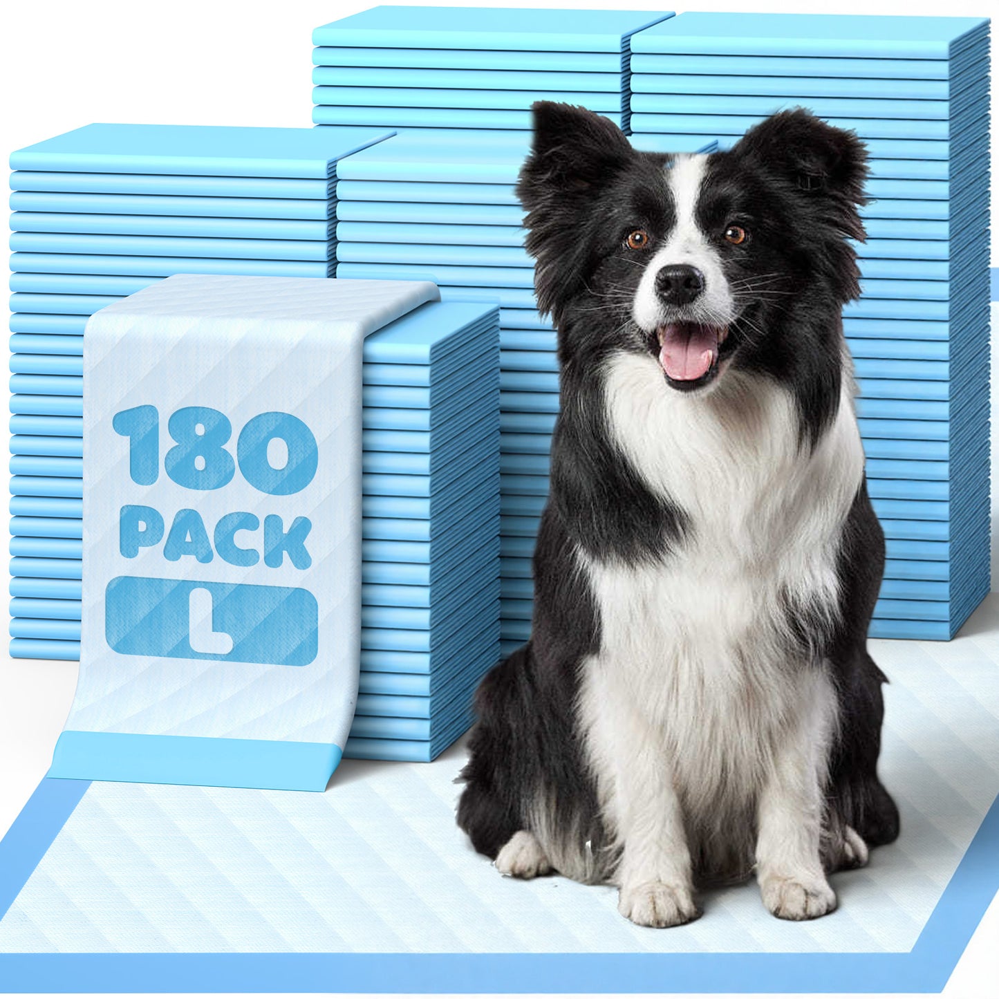 75-Pack XX-Large Puppy Pads - 38" x 28" Pee Pads for Dogs Potty Training with Leak-Proof Quick-Dry Design, 6-Layer Wee Wee Pads for Dogs
