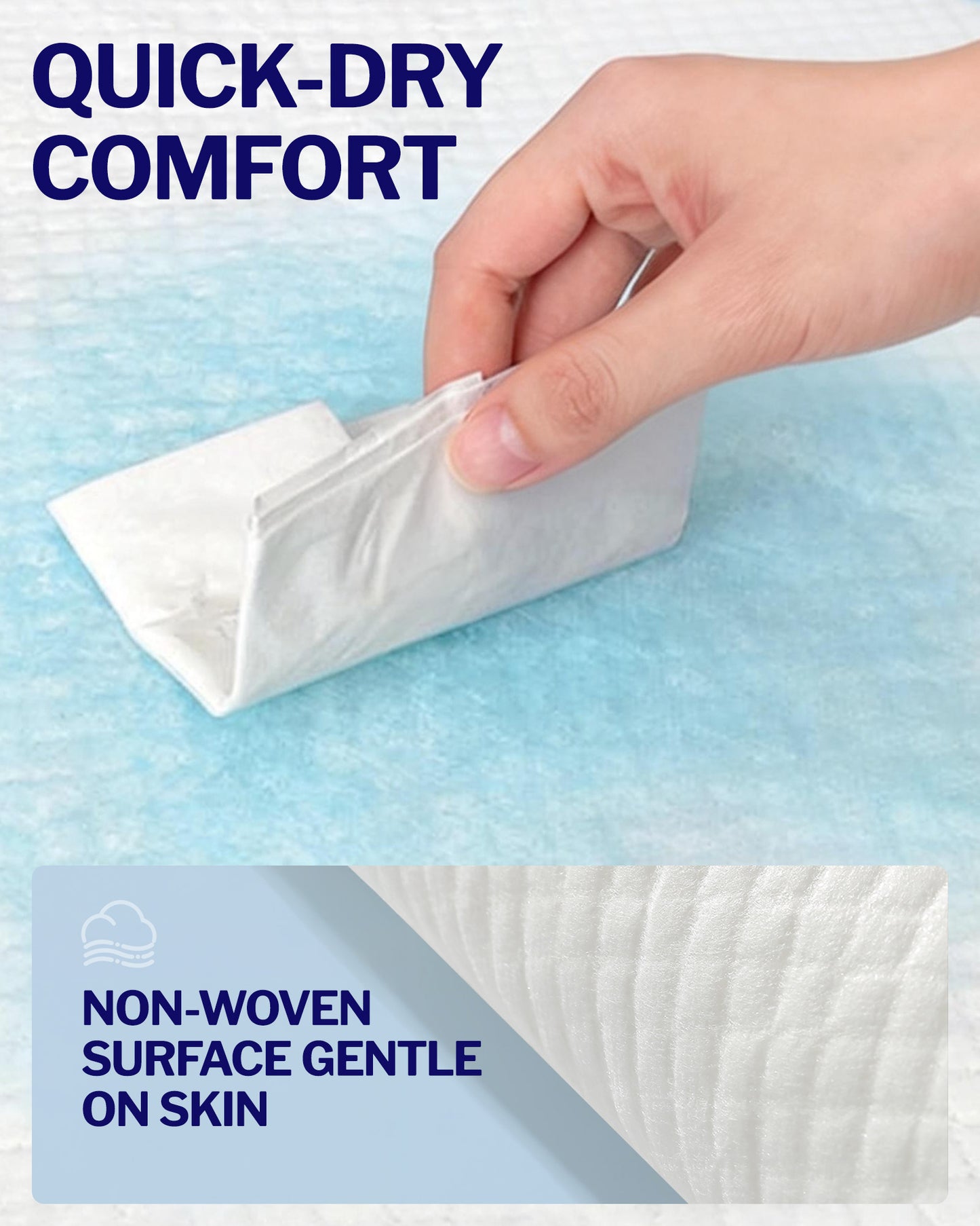 Powools Bed Pads Disposable Adult, 6-Layer Pee Pads for Adults, Leakproof Disposable Changing Pads for Baby, Incontinence, Puppy, 100 Count, 36" x 30"