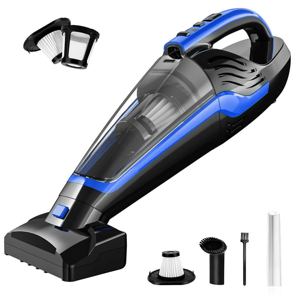 Pet Hair Handheld Vacuum Car Cordless with Reusable Filter