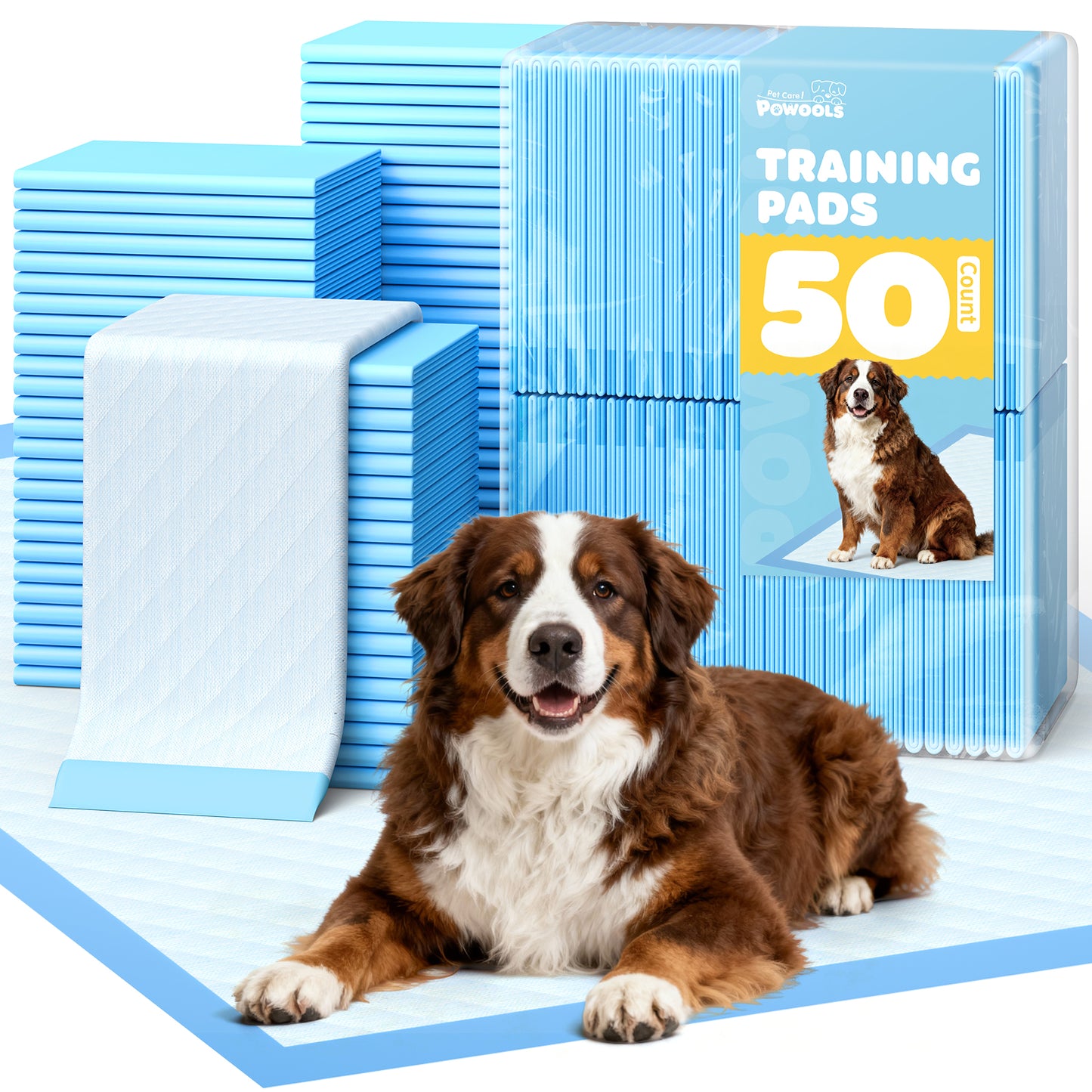 75-Pack XX-Large Puppy Pads - 38" x 28" Pee Pads for Dogs Potty Training with Leak-Proof Quick-Dry Design, 6-Layer Wee Wee Pads for Dogs