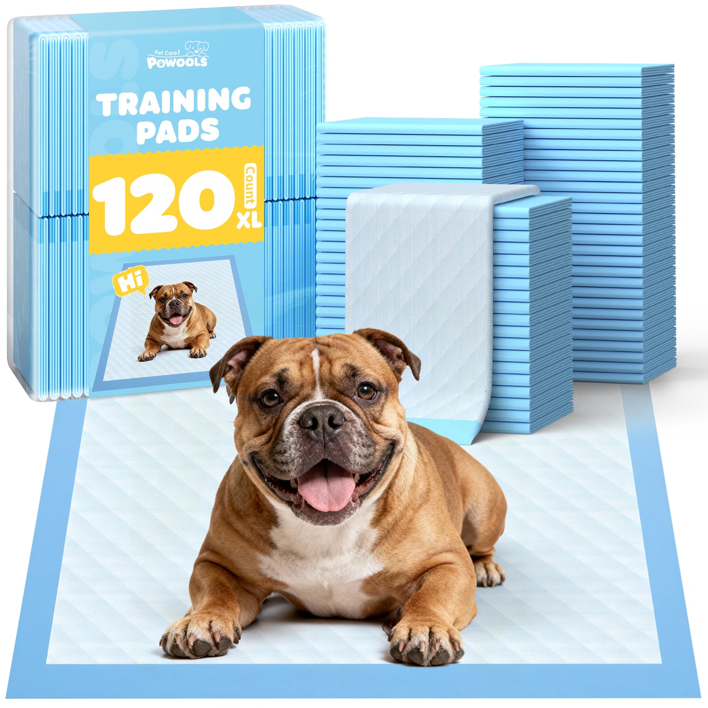 75-Pack XX-Large Puppy Pads - 38" x 28" Pee Pads for Dogs Potty Training with Leak-Proof Quick-Dry Design, 6-Layer Wee Wee Pads for Dogs