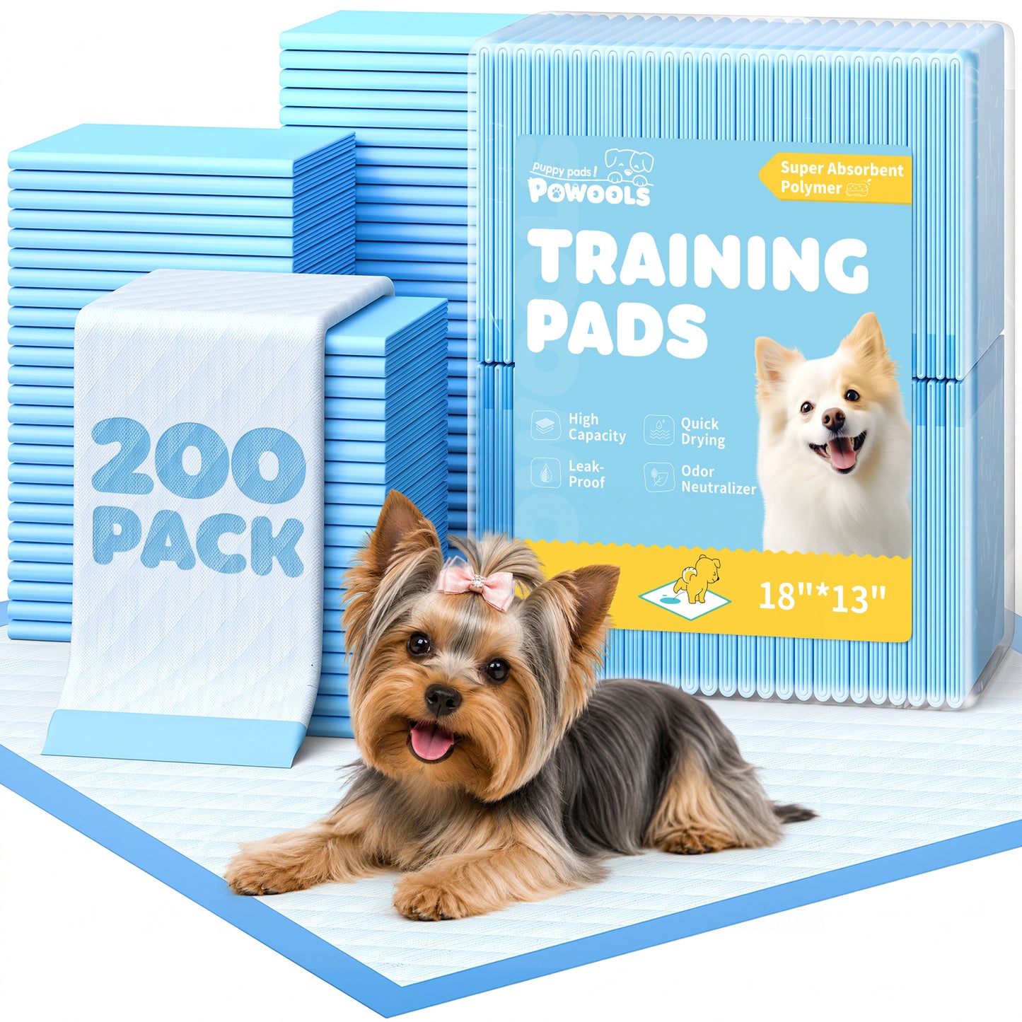 75-Pack XX-Large Puppy Pads - 38" x 28" Pee Pads for Dogs Potty Training with Leak-Proof Quick-Dry Design, 6-Layer Wee Wee Pads for Dogs